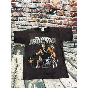 Vintage‎ 98 Hollywood Hogan WCW NWO New World Order Wrestling T Shirt Size Small